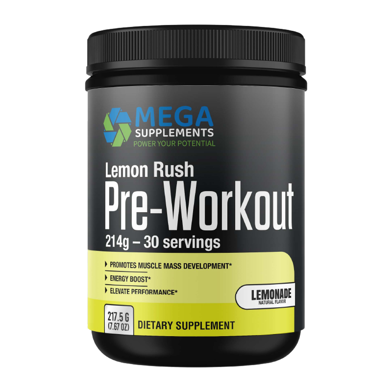 Lemon Rush Pre-Workout 214g – 30 Servings